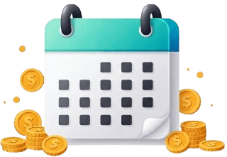 cash calendar logo